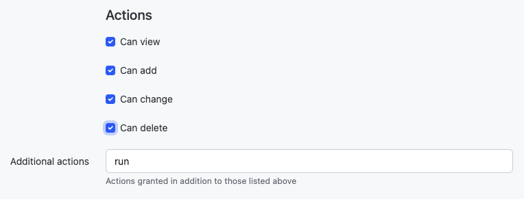 将运行操作添加到权限